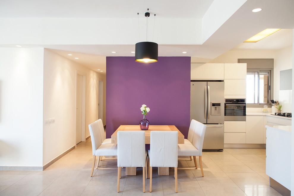 modern dining pruple